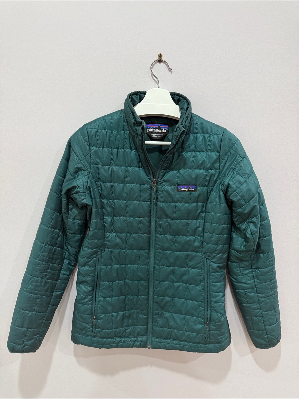 Patagonia Women's Nano Puff Quilted Insulated Jacket Green Size XS